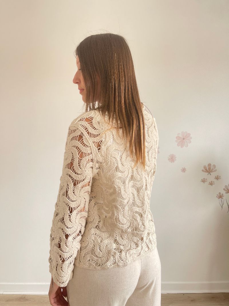 AUGUSTE - Gilet crochet