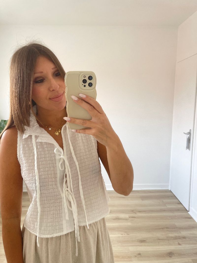 JEANNE - Blouse texturée