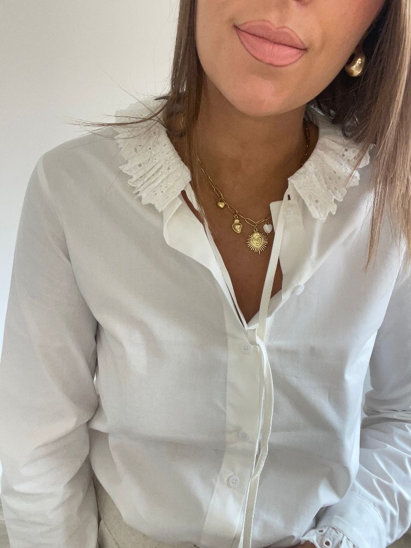 NINA - Blouse détails brodés