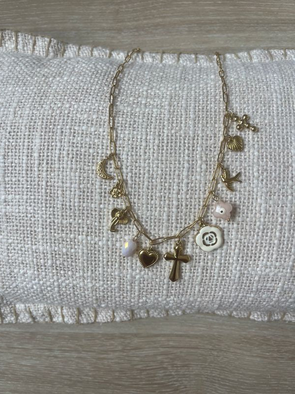 Collier façon charms