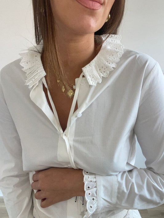 NINA - Blouse détails brodés