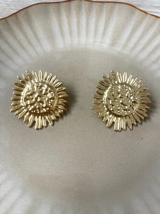 Boucles d'oreilles soleil