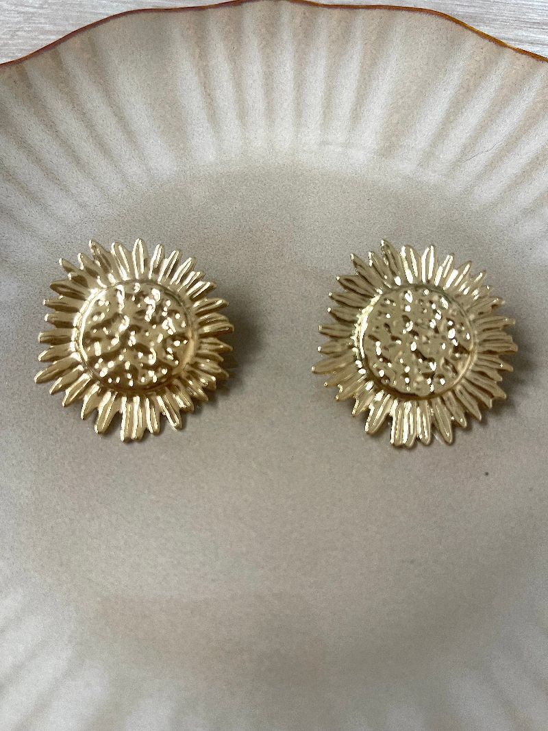 Boucles d'oreilles soleil