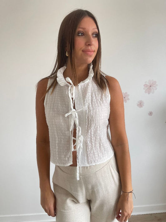 JEANNE - Blouse texturée