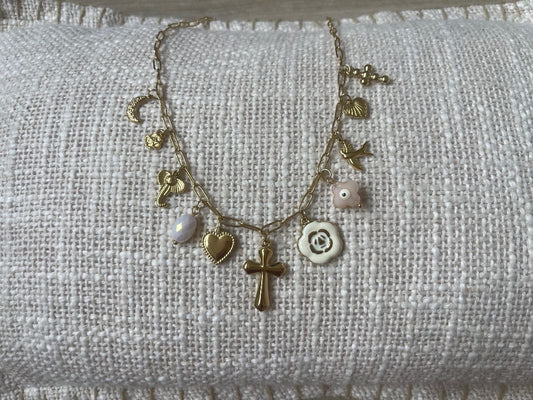 Collier façon charms