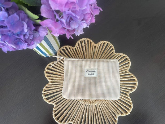 Pochette "Mes petits secrets" vichy